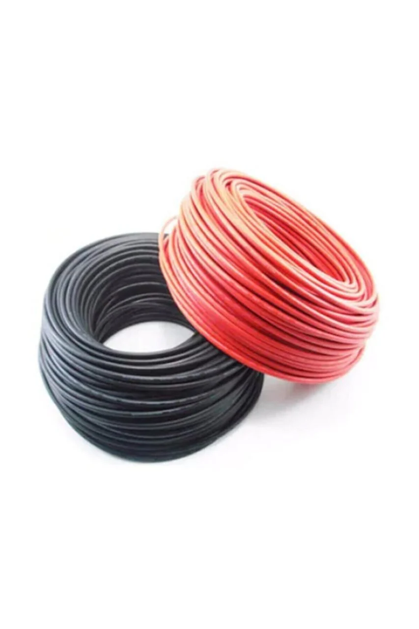 674569fc3c5db173260236480 6 mm2 Solar Kablo PV1-F Siyah - Görsel 1