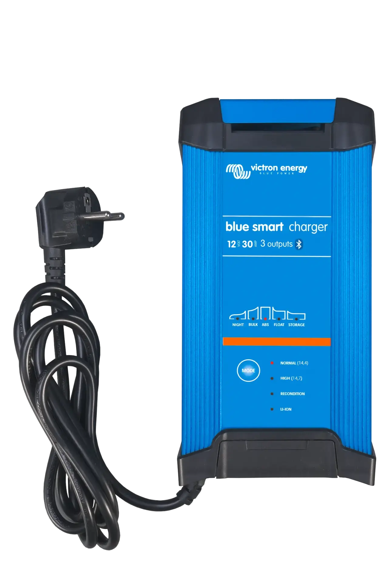 blue-20smart-20ip22-20charger-2012v-2030a-20-283-29-20230v-20-28front-29 Victron Blue Smart IP22 Charger 220V 12V 30A (3) Akü Şarj Cihazı (BPC123048002) - Görsel 1