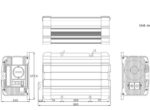 Max Tam Sinüs İnvertör 12V 600W Pure Sine Wave Inverter (FS600D-212) - Görsel 4
