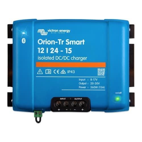 gherarwe Victron DC-DC Akü Şarj Cihazı İzole Akıllı Orion-Tr Smart Isolated 12/24 15A Battery Charger (ORI122436120) - Görsel 1