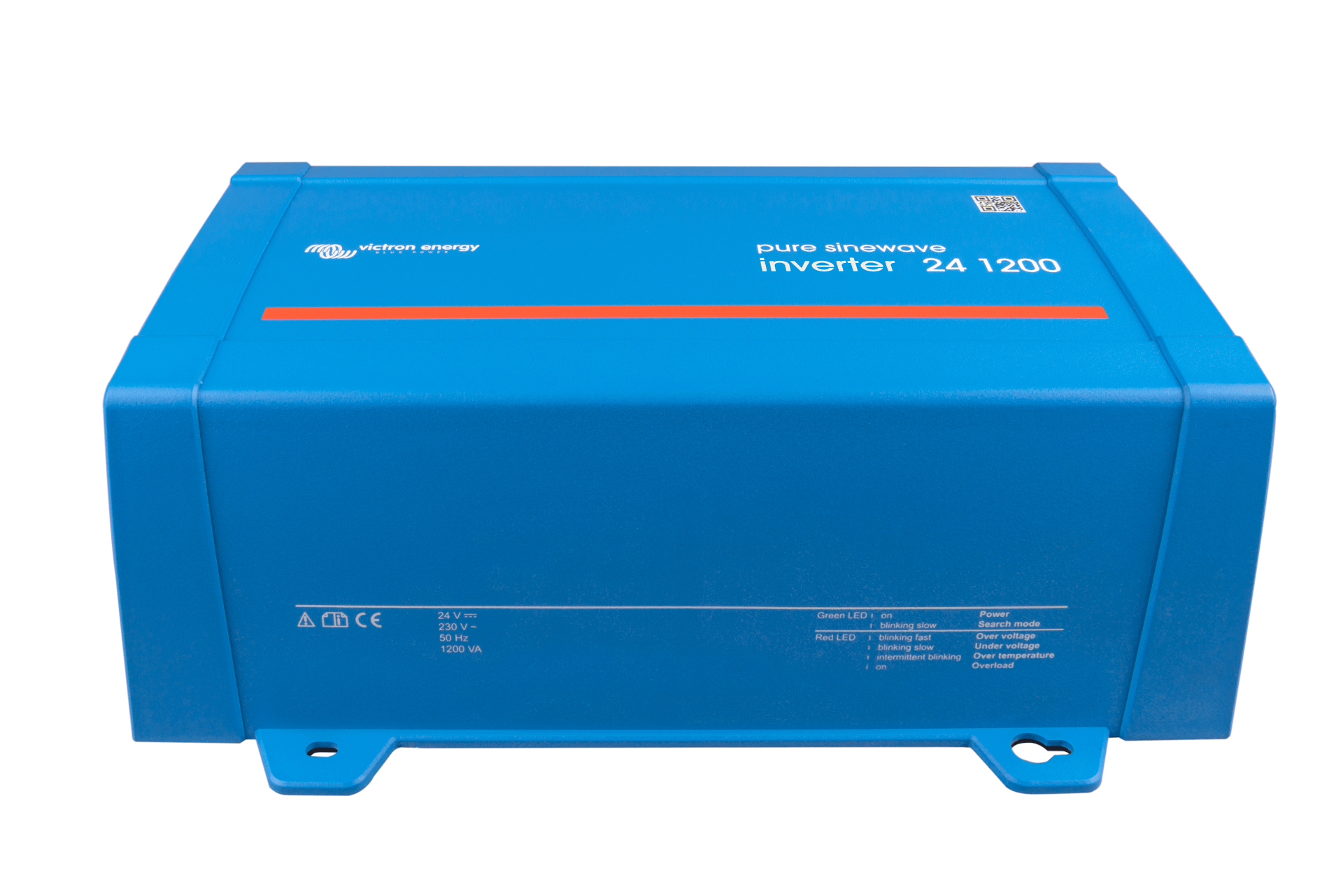 inverter-2024v-201200-20-28front-angle-29-1 Victron Tam Sinüs İnvertör 24/1200 VE.Direct Schuko Pure Sine Wave Inverter (PIN242121200) - Görsel 1