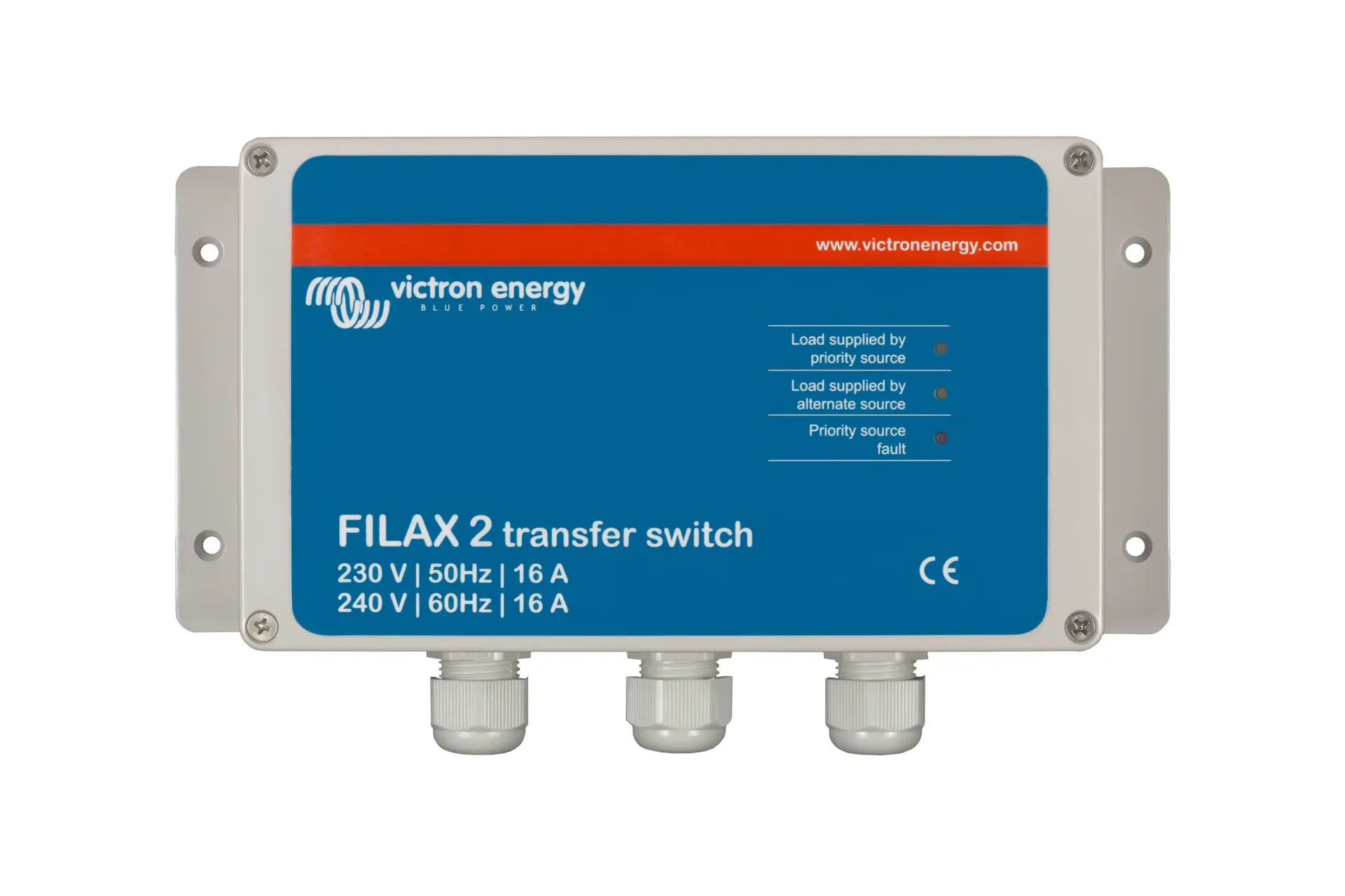 sdfi0000000-filax-2-front Victron SDFI0000000 16A Otomatik Transfer Switch - Görsel 1
