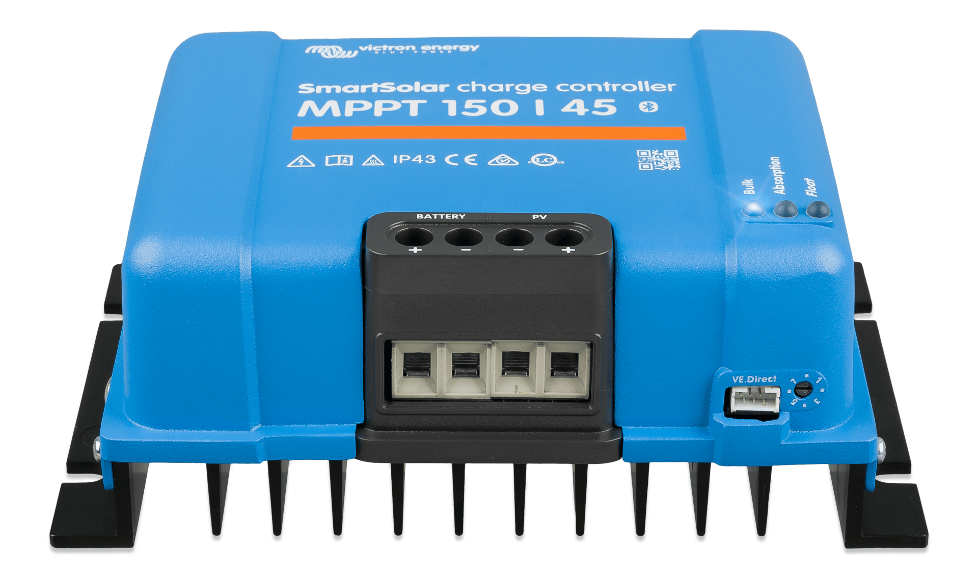 smartsolar-20mppt-20150-45-20-28front-29 Victron Energy Smart Solar MPPT Solar Şarj Cihazı 150V 45A (SCC115045212) - Görsel 1
