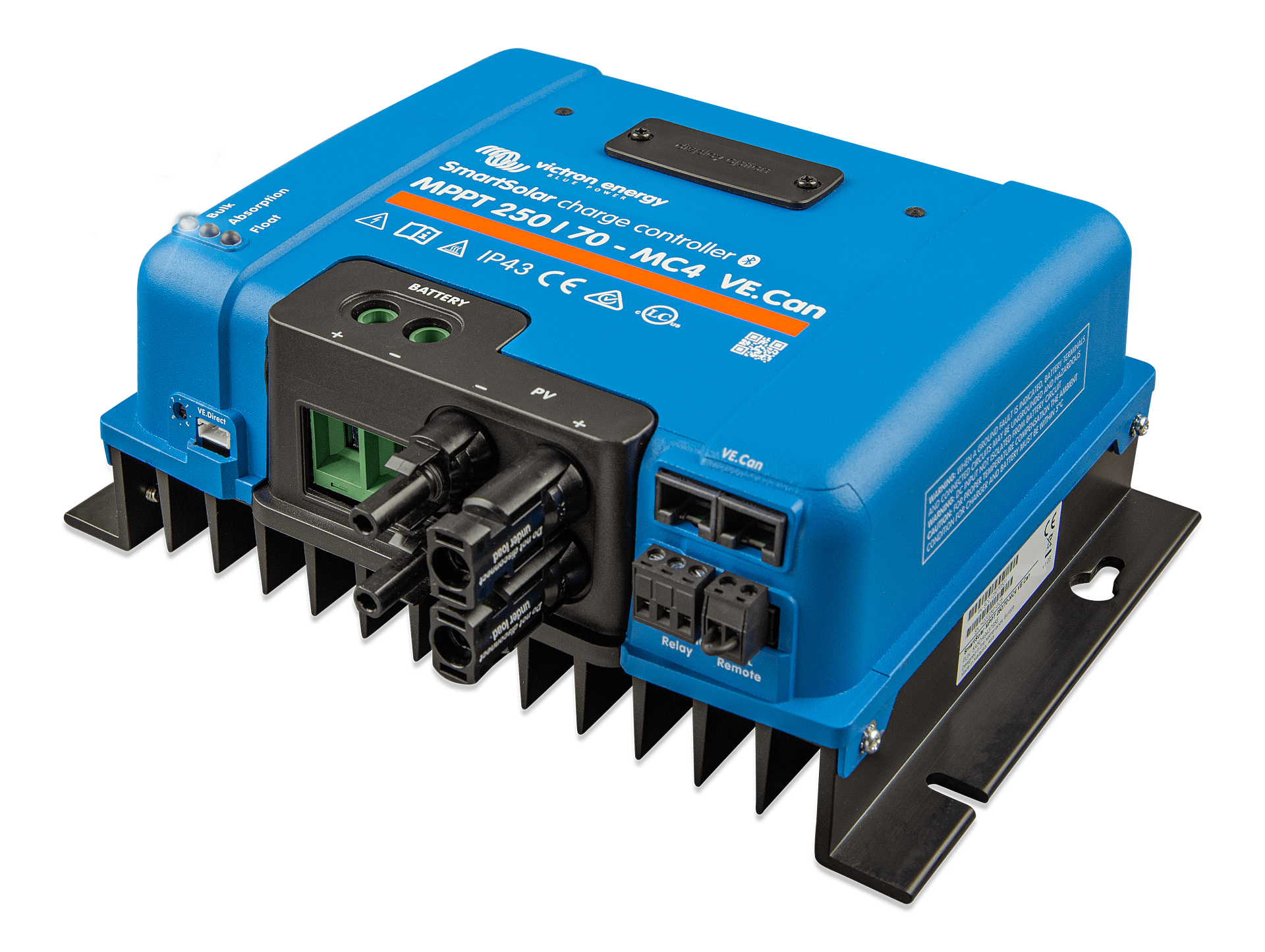 smartsolar-20mppt-20250-2070-20mc4-20ve Victron Solar Şarj Kontrol Cihazı SmartSolar MPPT 250/70-Tr VE.Can Charge Controller (SCC125070421) - Görsel 1