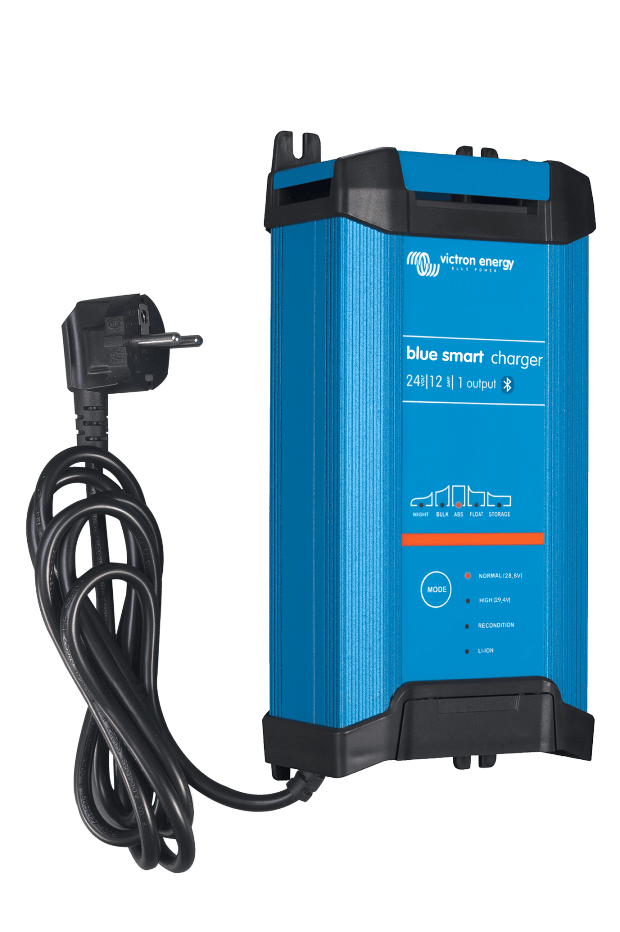 victron-blue-smart-ip22-charger-2416-1-bpc241647002 Victron Energy Blue Smart Akü Şarj Cihazı 24V 16Ah 1 Çıkışlı (BPC241647002) - Görsel 1