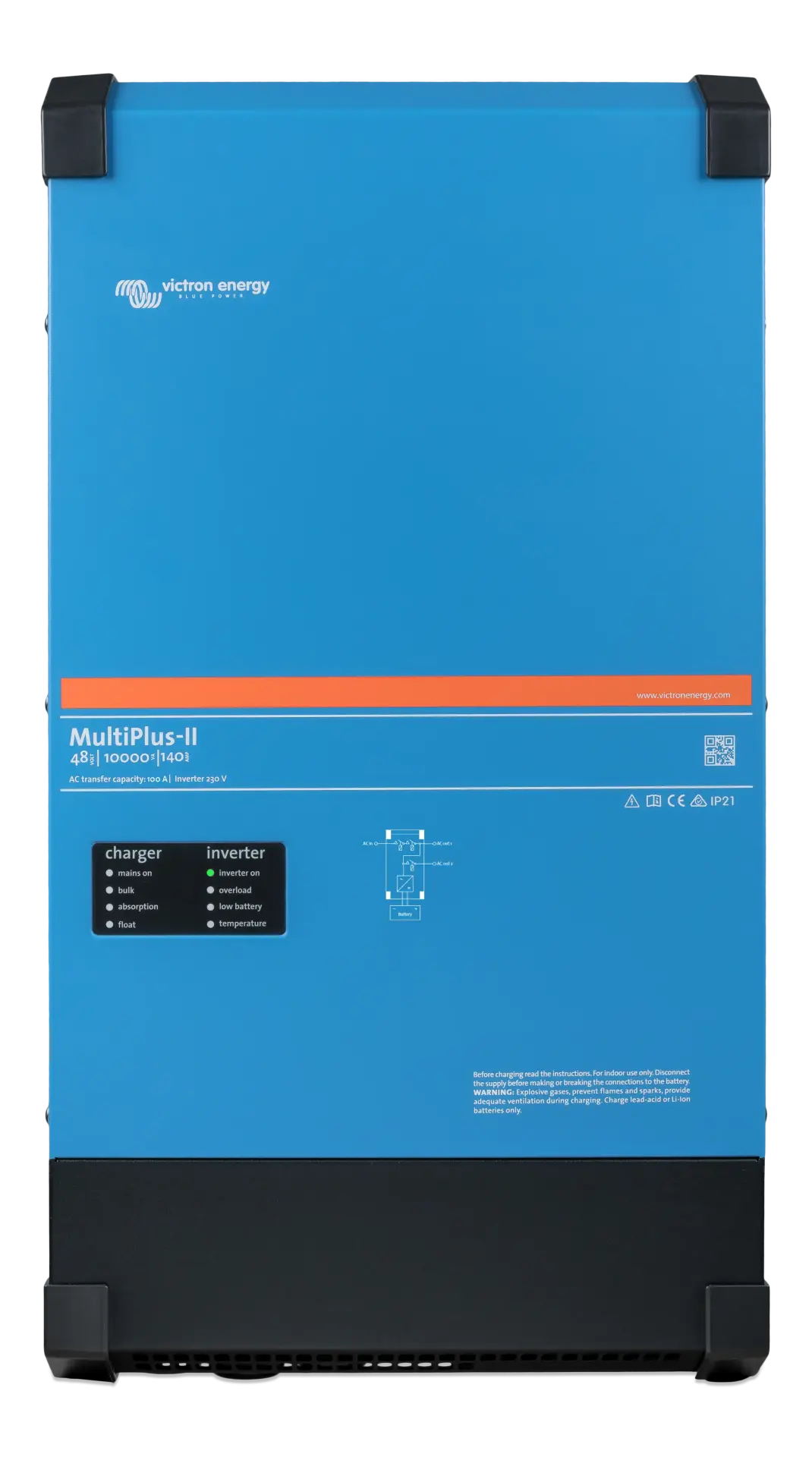 victron-invertor-sarj-cihazi-multiplus-ii-48-10000-140-100-inverter-charger-pmp483105000-1 Victron İnvertör/Şarj Cihazı MultiPlus-II 48/10000/140-100 Inverter/Charger (PMP483105000) - Görsel 1